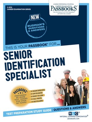 cover image of Senior Identification Specialist